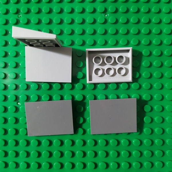 COMBO 4 Gạch Trơn Dốc 3x4 Như Hình NO.873 - Phụ Kiện MOC