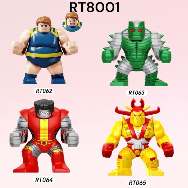 Bigfig Mẫu Nhân Vật Marvel Doombot RT8001 RT062 RT063 RT064 RT065 - Mô Hình Đồ Chơi Lắp Ráp Người Khổng Lồ