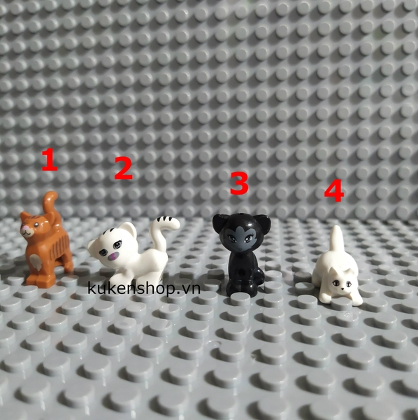 Lego Minifigure Động Vật Các Chú Mèo Xinh Xắn NO.12355 - Phụ Kiện MOC