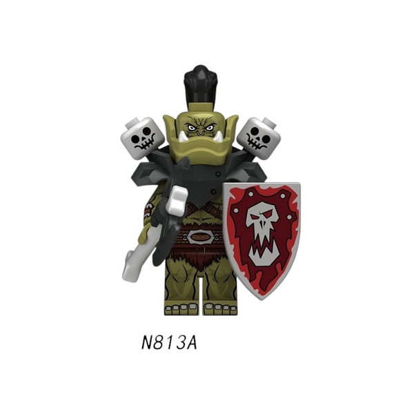 Mini Mẫu Nhân Vật Quỷ Orc Soldier N813A Trong World of Warcraft - Đồ Chơi Lắp Ráp Mô Hình Đẹp