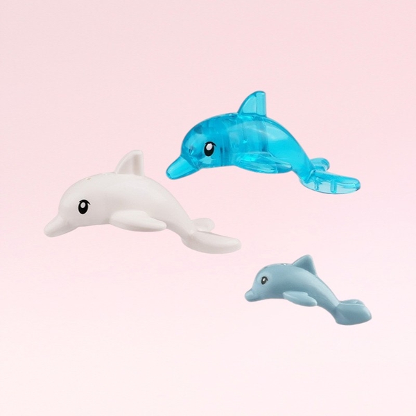 Một Mini Động Vật Cá Heo Đáng Yêu NO.1664 - Đồ Chơi Lắp Ráp Mô Hình Thú Cưng