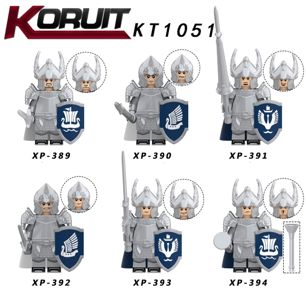 Minifigures Nhân Vật Lính Thiên Nga Dol Amroth Trong LLrd Of The Rings KT1051 - Lắp Ráp Đồ Chơi Mini