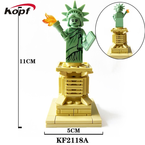 Minifigures Lắp Ráp Tượng Nữ Thần Tự Do KF2118A - Đồ Chơi Nhân Vật Mini Mô Hình