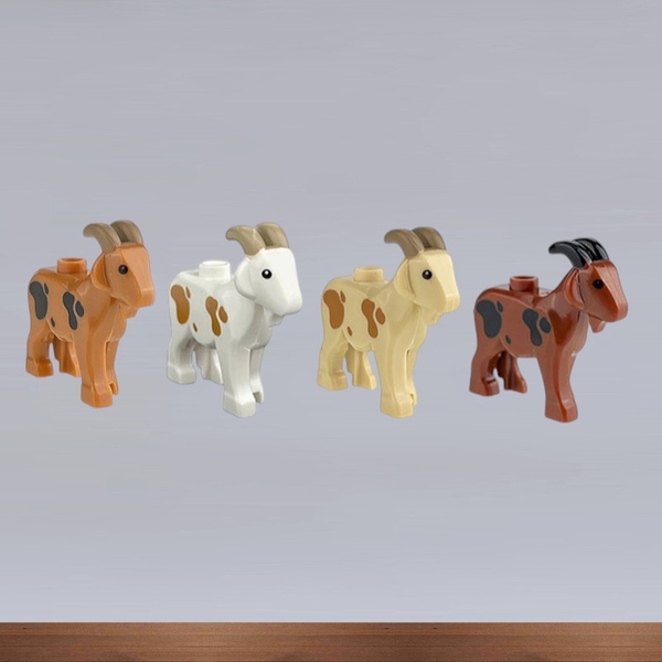 Mini Động Vật Nuôi Con Dê NO.1659 - Phụ Kiện Đồ Chơi Lắp Ráp Mô Hình Vật Nuôi