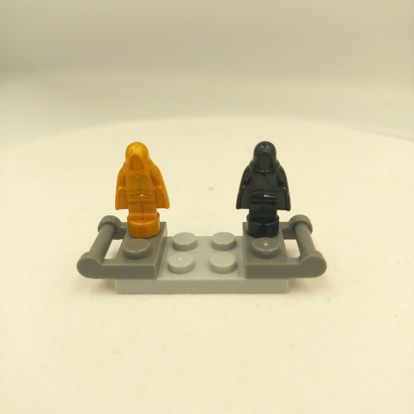 COMBO 2 Tượng Nhỏ Mặc Áo Choàng NO.1100 - Đồ Chơi Lắp Ráp MOC Tương Thích Part 16478