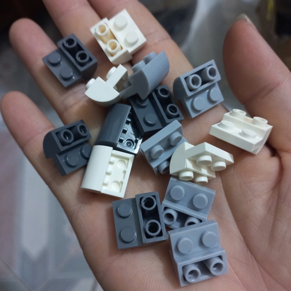 COMBO 5 Mảnh Nhựa Tạo Hình Cong Ngược 2x2 NO.1723 Đồ Chơi lắp Ráp 1750