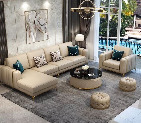 Bộ Sofa nỉ hiện đại HP358