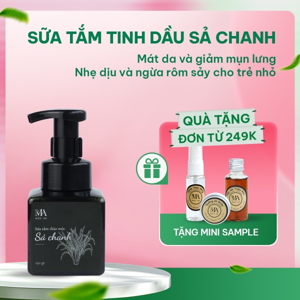 Sữa Tắm Gội Thảo Mộc Tinh Dầu Sả Chanh