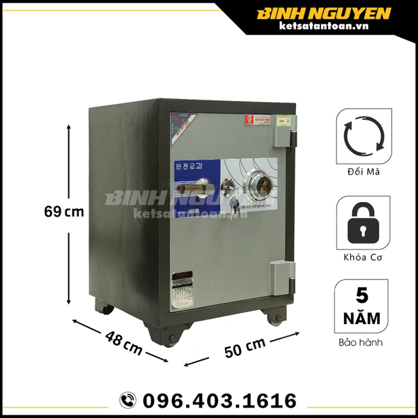 Két sắt Việt Tiệp KV69 Khóa cơ đổi mã