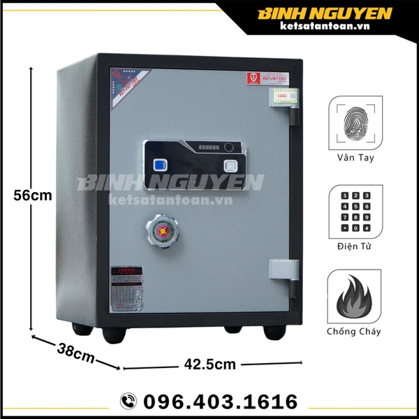 Két Sắt Vân Tay Việt Tiệp KVT55VT