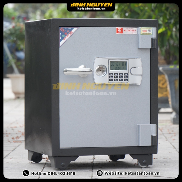 Hình ảnh két sắt điện tử Việt Tiệp KV91DT chính hãng