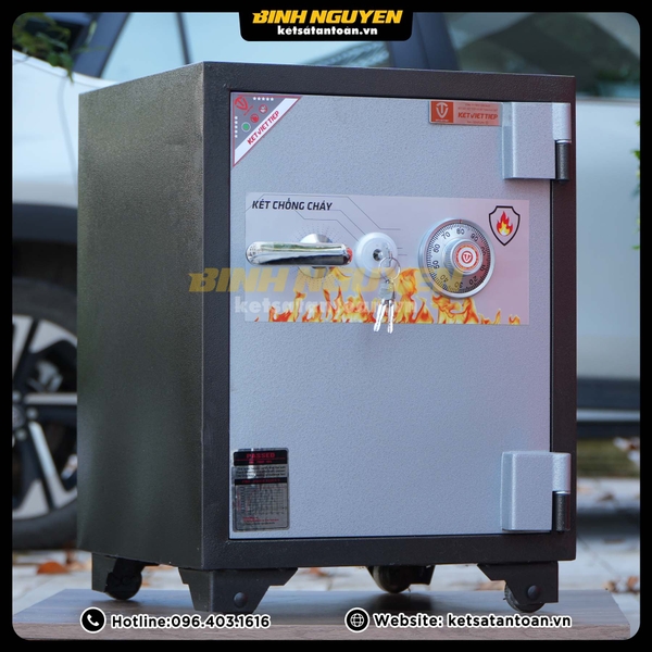 Két sắt Việt Tiệp Khóa Cơ chống cháy kv120KC Chính Hãng
