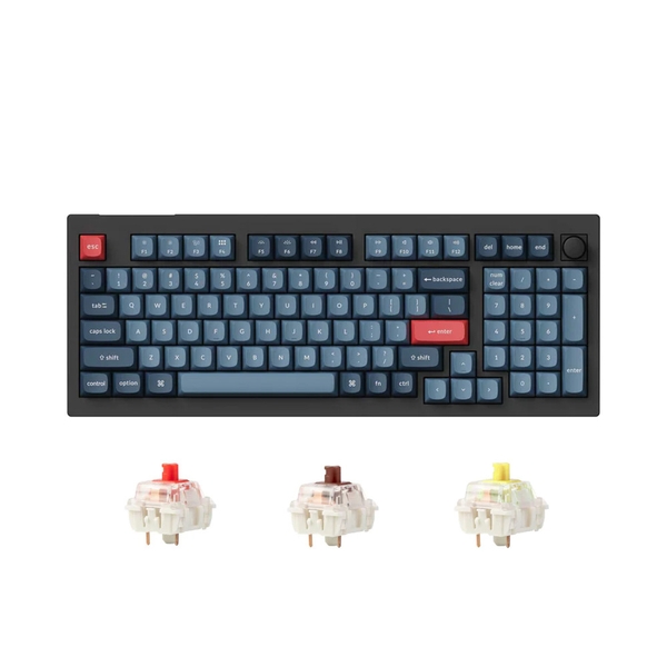 Bàn phím cơ không dây Keychron V5 Max RGB Hotswap (Gateron Sw)