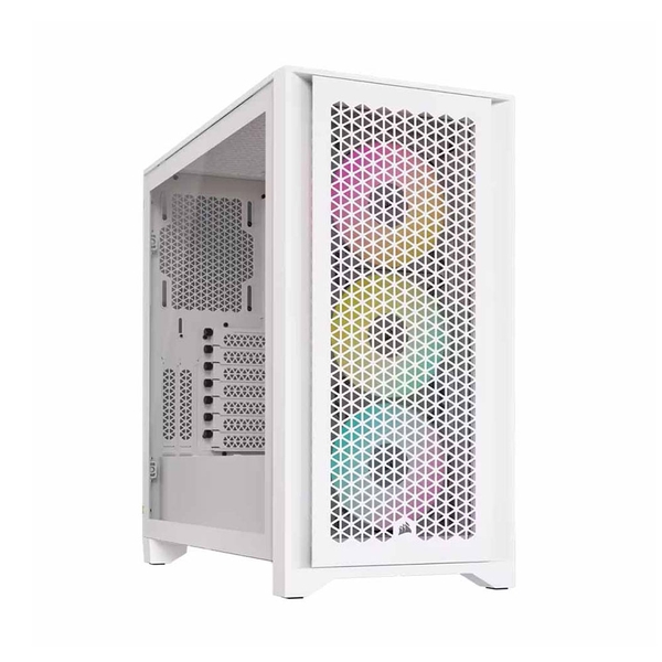 Case máy tính Corsair 4000D RGB Airflow TG White CC-9011241-WW