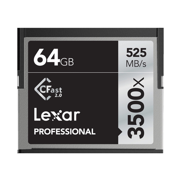 Thẻ nhớ Cfast 2.0 Lexar Professional 3500x 64GB LC64GCRBAP3500