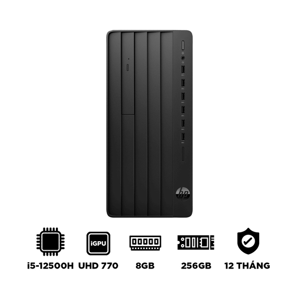 Máy bộ HP Pro Tower 280 G9 9E812PT (i5-12500, UHD 770, RAM 8GB DDR4, SSD 256GB, Windows 11 SL, USB Keyboard & Mouse)