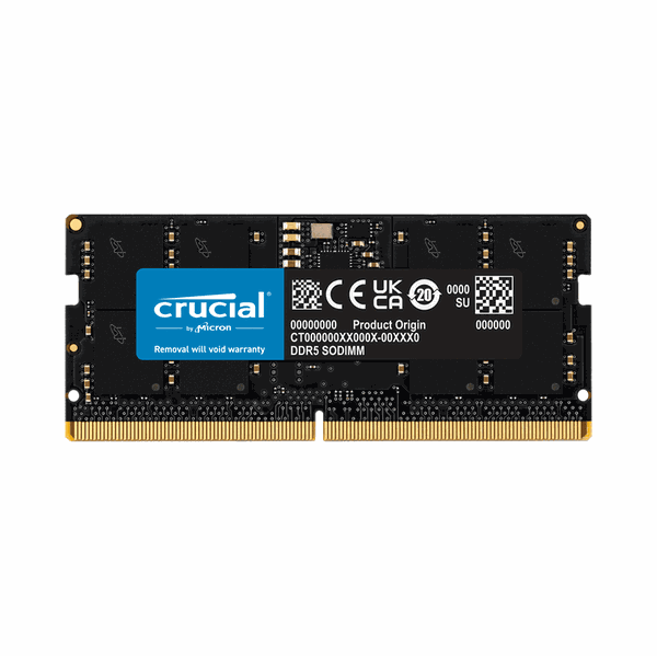 Ram Laptop Crucial DDR5 16GB 5600MHz 1.1v CT16G56C46S5