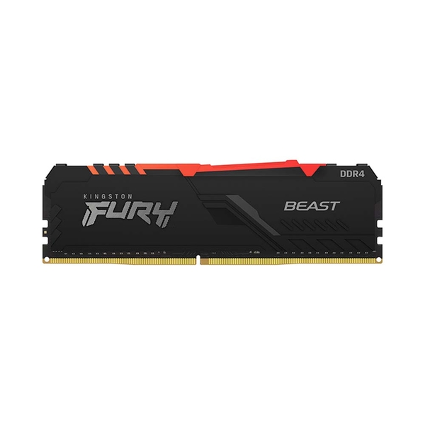 Ram PC Kingston Fury Beast RGB 8GB 3200MHz DDR4 KF432C16BBA/8