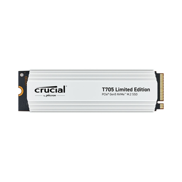 SSD Crucial T705 Limited Edition 2TB M.2 PCIe Gen5 x4 NVMe With White Heatsink CT2000T705SSD5A
