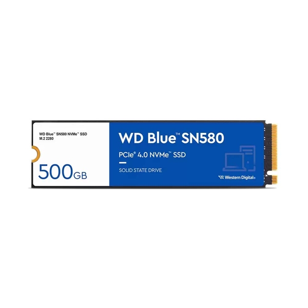 SSD Western Digital Blue SN580 500GB PCIe Gen4 x4 NVMe M.2 WDS500G3B0E