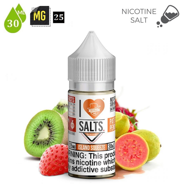 Tinh Dầu I LOVE SALTS Nic (25mg / 30ml) - (island Squeeze)