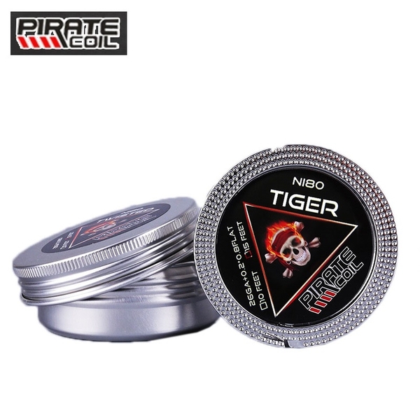 ⚡️Tiger⚡️ Dây Quấn Coil PIRATE-COIL NI80 (15 feet) - Hộp Thiếc - Dây dẫn nhiệt DIY, build coil, trở