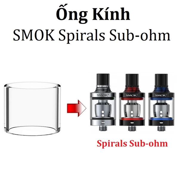 Ống Kính Thủy Tinh Cho Buồng Đốt Smok Spirals Sub-ohm