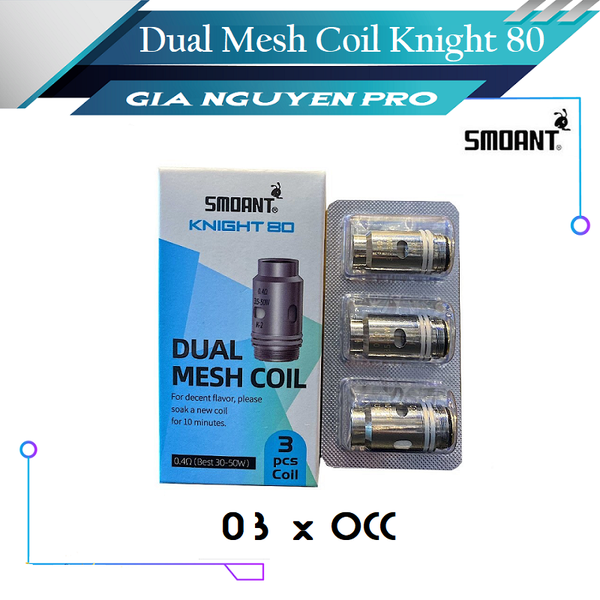 Đầu OCC Pod - Dual Mesh Coil 0.4Ω Thay Thế Cho Smoant Knight 80 Pod