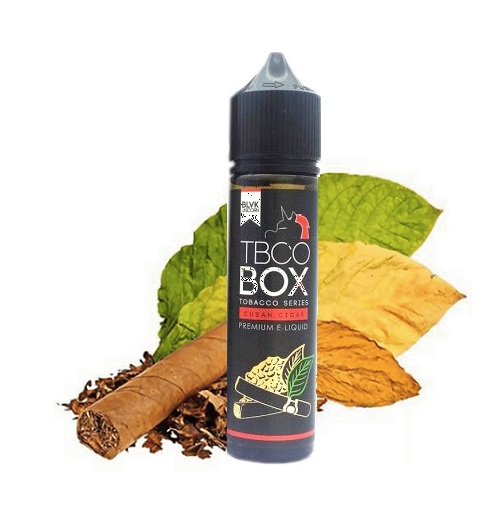 Tinh Dầu Vape BLVK TBCO-Box (3MG/60ML) - (TBCO-Cuban Cigar)