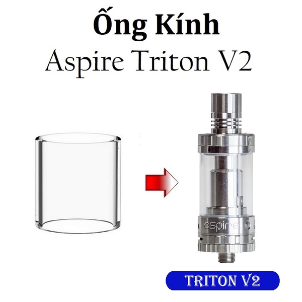 Ống Kính Thủy Tinh Cho Buồng Đốt Aspire Triton V2