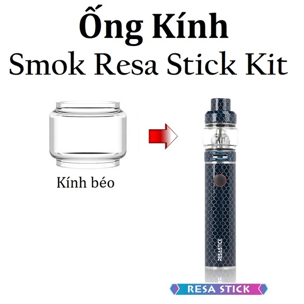 Ống Kính Thủy Tinh Cho Buồng Đốt Smok Resa Stick Kit