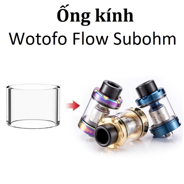 Ống Kính Thủy Tinh Cho Buồng Đốt Wotofo Flow Subohm 24mm