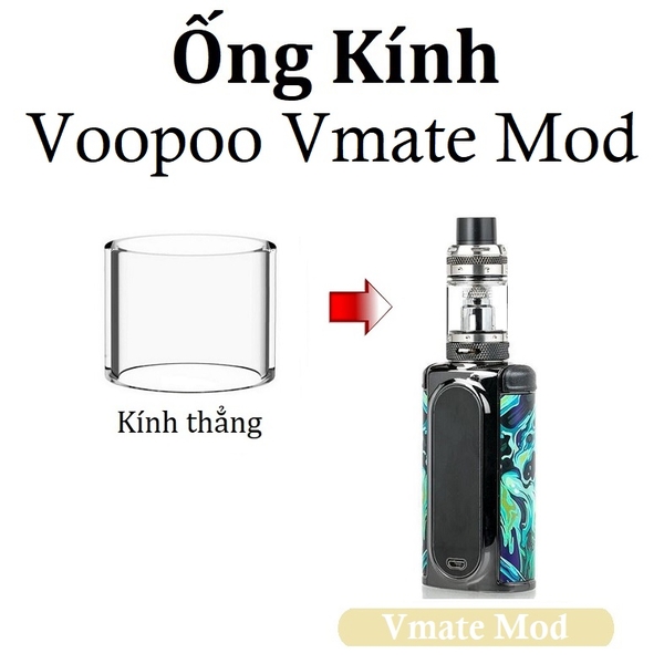 Ống Kính Thủy Tinh Cho Buồng Đốt VooPoo Vmate