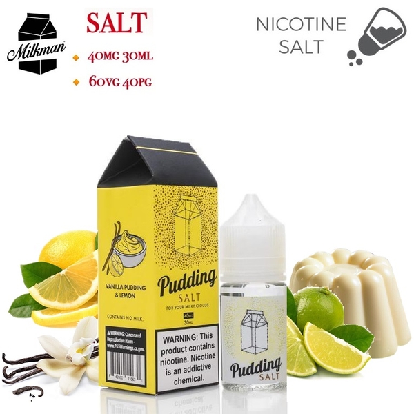 Tinh Dầu Salt Nic THE MILKMAN SALT (40mg / 30ml) - (#6 Pudding)