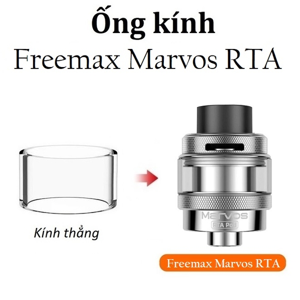 Ống Kính Thủy Tinh Cho Buồng Đốt Freemax Marvos RTA POD