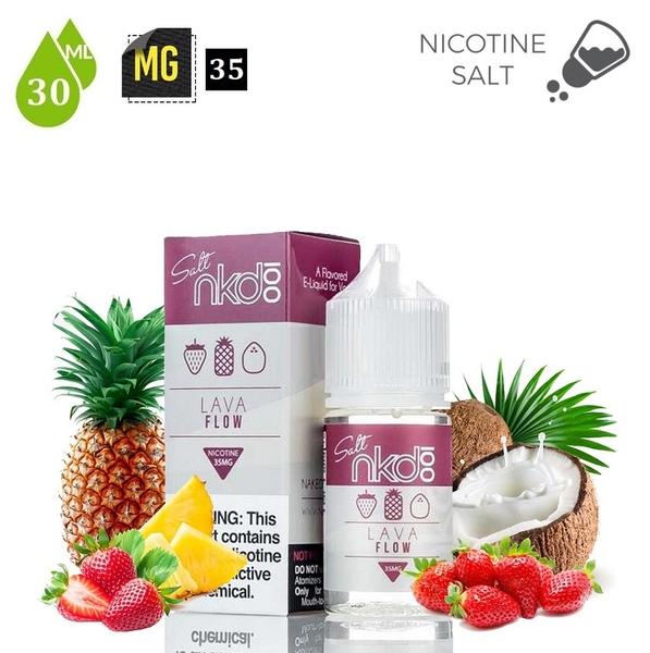 Tinh Dầu Salt Nic NKD100 (35mg / 30ml) - (Lava Flow)