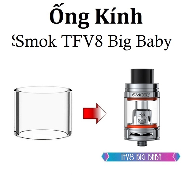 Ống Kính Thủy Tinh Cho Buồng Đốt Smok TFV8 Big Baby