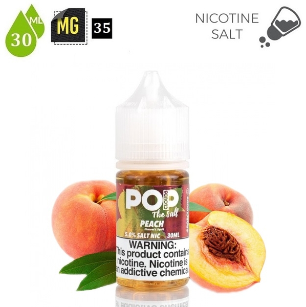 Tinh Dầu Salt Nic POP CLOUDS (35mg / 30ml) - (Peach)