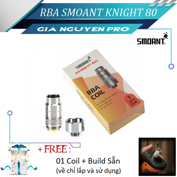 ⚡️Giá Tốt⚡️ Bộ RBA Build Coil Dùng Cho Smoant Knight 80 Pod - Hàng Authentic