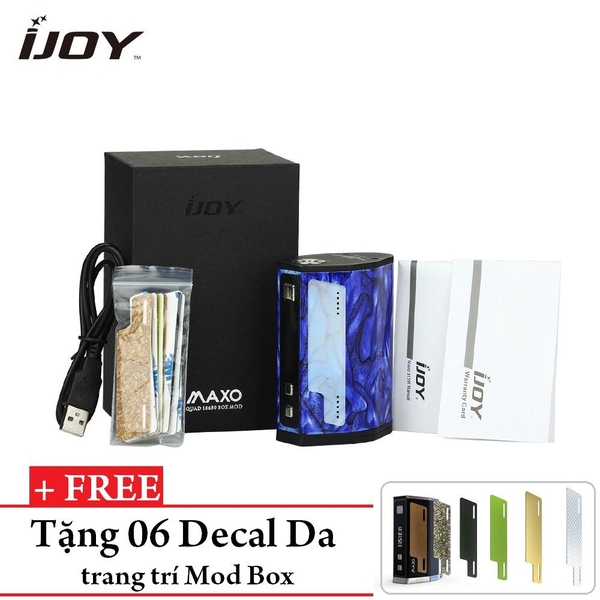 Thân Box Mod Ijoy MAXO Quad 18650 315W TC - Hàng Authentic