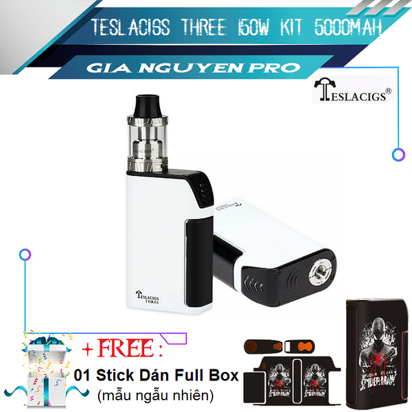 Box Mod Teslacigs Three 150w Full Kit - Hàng Authentic