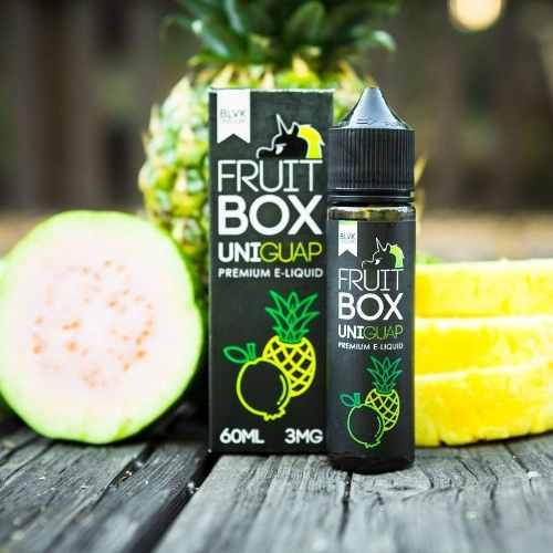 Tinh Dầu Vape BLVK FRUIT-Box (3MG/60ML) - (Uni-Guap - Trái Thơm & Ổi)