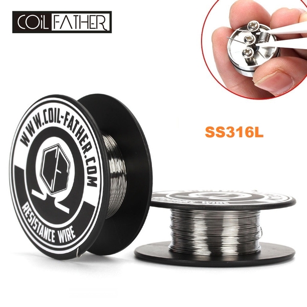 Cuộn Dây COIL-FATHER Original SS316L (30 Feet) - Dây dẫn nhiệt DIY, build coil, trở