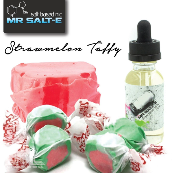 Tinh Dầu Vape Salt Nic MR.SALT-E (45MG/ 30ML) - (#12 Strawmelon Taffy - Kẹo Dâu Tây & Dưa Hấu)