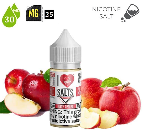 Tinh Dầu I LOVE SALTS Nic (25mg / 30ml) - (Juicy Apples)