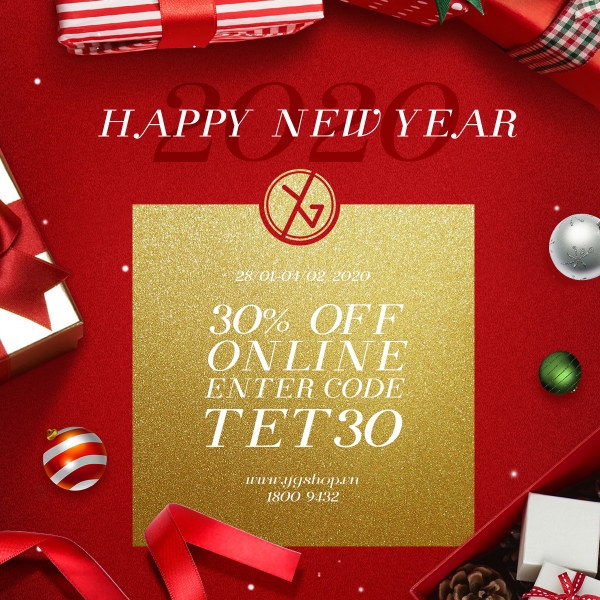 “Lì Xì Tết” giảm giá 30% từ ngày 02/02 đến 04/02