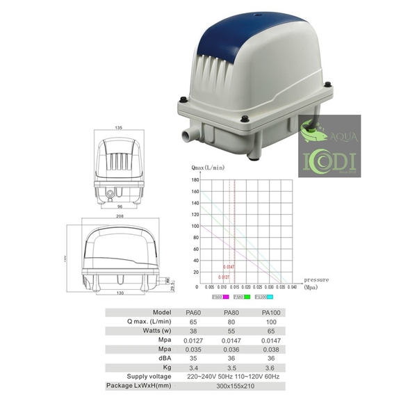 Jecod PA-100 ICDI Aquarium and Pets