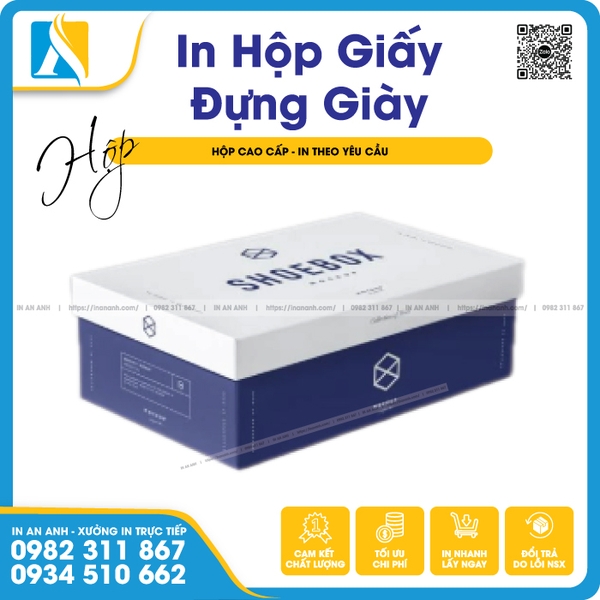 In hộp đựng giày cho các cửa hàng kinh doanh mảng thời trang giày dép