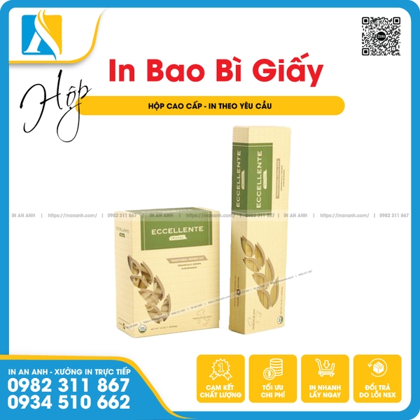 In bao bì giấy cho các sản phẩm ngũ cốc