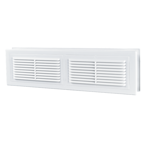 Cửa thông gió NHỰA CN cặp đôi, gắn cửa - DECOR 380*104T-2
